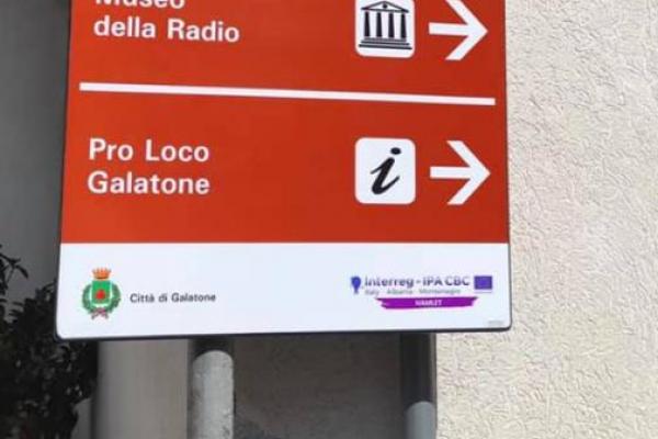 Direction signs, Galatone, Puglia Region
